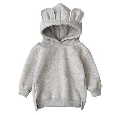 China Breathable Unisex Baby Boy Hoodies Children Pullover Sweatshirts Baby Zipper Fleece Single Blank Hoodie for sale