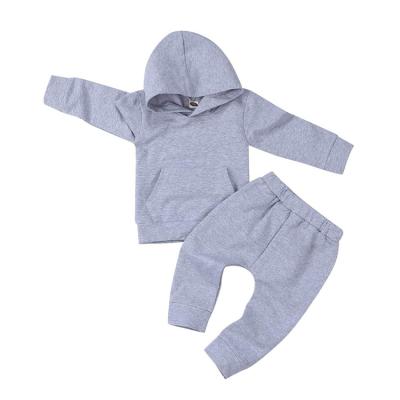 China Street Casual Warm Simple Sale Kids Tracksuits Toddler Baby Hoodie Sweatshirt Sweatpants Two Piece Sets for sale