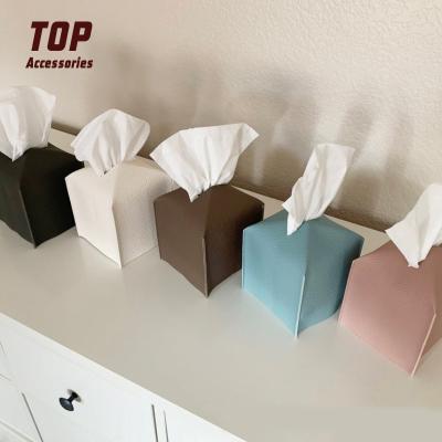 China Minimalist INS Creative Hottest Selling Paper Boxes Simple Household Tissue Boxes for sale