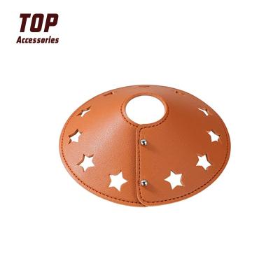 China Durable Hot Selling Outdoor Camping Vintage Leather Lamp Shades LED Lamp Covers And Shades for sale