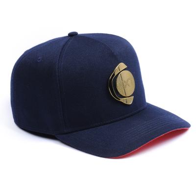 China Custom Small Moq High Frequency Logo 5 Panel Sports Baseball Caps Hats for sale