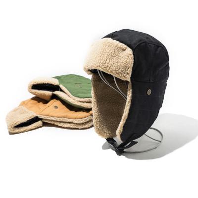 China COMMON Russian Winter Canada Tactical Safari Goo Boosting Earflap Bomber Trooper Ski Hat Cap for sale