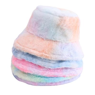 China Barred 2021 big brand deaigner winter wool /fleece teddy /furry /faux fur bucket hat women for sale