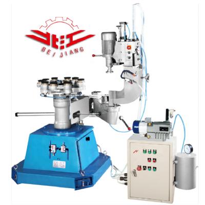 China Hotels BEIJIANG Hoops Shape Edger Polishing Beveling Glass Grinding Machine for sale