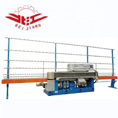 China Glass Industry Factory Price 9 Wheels Straight Line Edge Machinery Glass Polishing Processing Machinery for sale