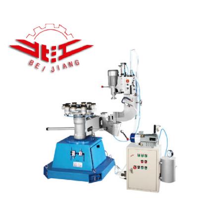 China Hotels Glass Machine Round Shaped Glass Polishing Grinding Machine for sale