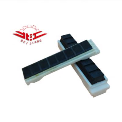 China Glass Machinery Plate And Rubber Bar , Back Pad For Glass Edge Polishing Grinding Sharpening Machine for sale