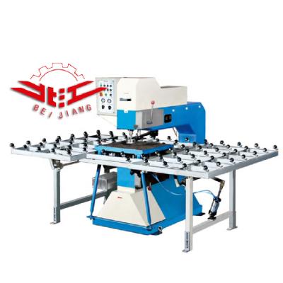 China Hotels BEIJIANG Vertical Glass Drilling Machine For Building Glass for sale