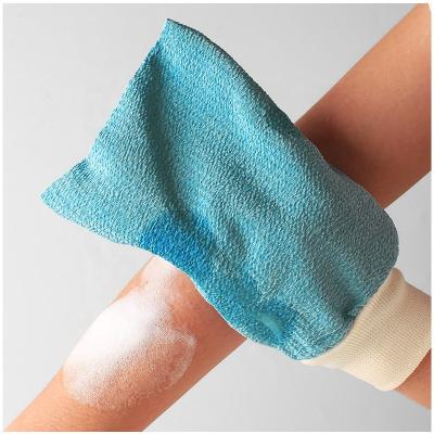 China EXFOLIATE Comfortable Body Exfoliating Bath Glove Pet Spa Wipes Bathing Clean Gloves for sale