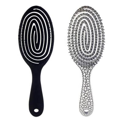 China Nondisposable Curly Curly Design Hair Brush Nondisposable Curly Detangling Hair Brush for sale