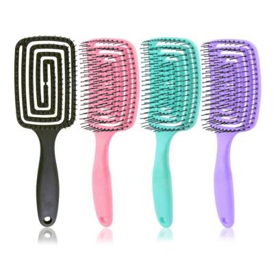 China Nondisposable Fashionable Drying Hair Brush Hair Brush Detangling Custom Logo for sale