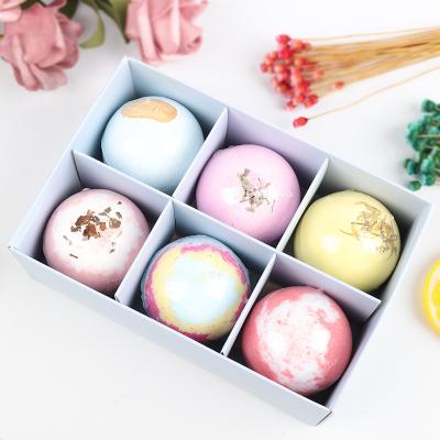 China Customized Natural Fizzy Salts Essential Oil Private Label Bath Fizzy Adult White Powder Organic Bubble Bath Bombs Sets for sale