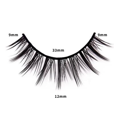 China Wholesale Private Label Long Natural Mink Eyelashes Lashes 100% 3D Mink False Eyelashes for sale