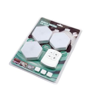 China New Modern Diy Hexagon Touch RGB Night Light Remote Control Led Wall Lamps for sale