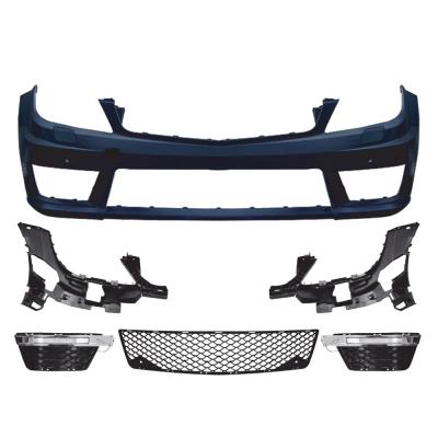 China OEM Yes Front Bumper Kits Car Facelift Body Kits Upgrade AMG for Mercedes-Benz C-Class W204 2011-2014 for sale