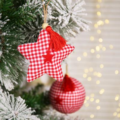 China Red Foam Eaglegifts Christmas Design Foam Star Ball Christmas Tree Decorations New for sale