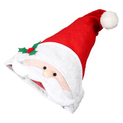 China Cute Custom Cloth Christmas Cloth EAGLEGIFTS Snowman Hat Children Adults Holiday Cloth Decorative Santa Hats for sale