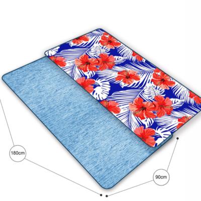 China Viable Wholesale Microfiber Beach Towel Blanket Hot Sand Free Sand Proof Custom Sports Soft Light Weight Large for sale