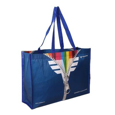 China Reusable Eco Friendly Custom Printed R-PET Shopper Shoping Tote Bag for sale