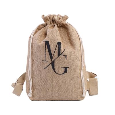 China Cobest Selling Cobest Selling Muslin Burlap Drawstring Gift Bag Custom Logo Printed Eco Friendly Natural Small Reusable Hot Pouch for sale