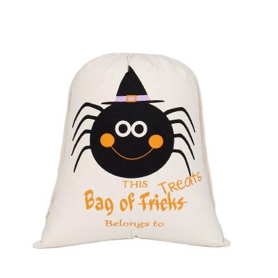 China Eco-freindly/Durable/AZO Free Cotton Pumpkin Drawstring Backpack Eco-friendly Sports Draw String Bag for sale