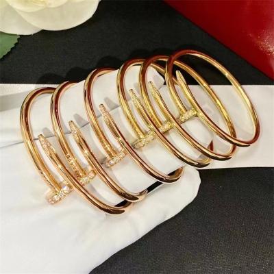 China High Jewelry Cartier Juste Un Clou Bracelet Rose Gold Diamond bracelet for sale