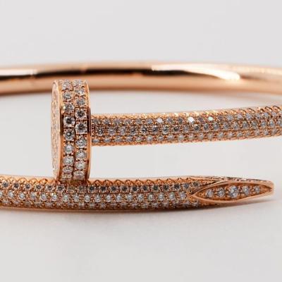 China Elegante 18K gouden diamanten sieraden met VS1 helderheid GIA gecertificeerd verschillende snijden en stijlen Te koop