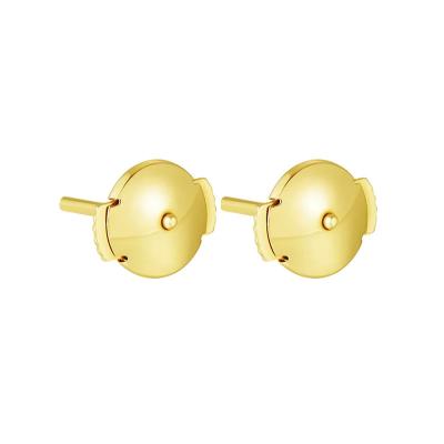 China 18K gouden vliegende schijf Muur oordopjes Clip Force Kleine geur stud oorbel Oordopjes Oordoppen Accessoires Au750 Juwelen Te koop