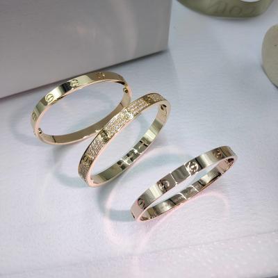 Chine Unisexe 18K Or Cartier Bracelet d'amour Diamants magasins de bijoux de marque Cartier bijoux de luxe à vendre