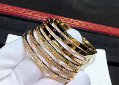 China Unisex Cartier Love Armband Aanpassing Beschikbaar diamant juwelen fabriek Te koop