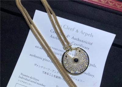 China Full Diamond Cartier Jewelry Necklaces For Wedding / Engagement Ceremony for sale