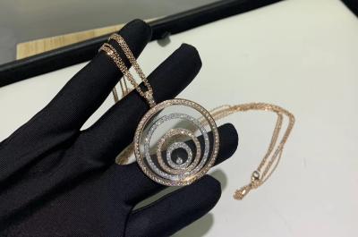 Chine Happy Diamonds Instagram Chopard bijoux or rose 18 carats Aucune pierre précieuse à vendre