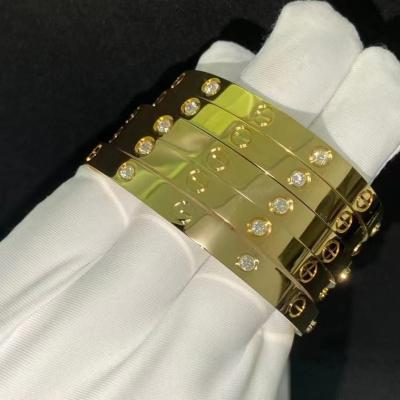 中国 Cartier De Love Bracelet B6035917 luxury gold jewelry yellow Gold Luxury Diamond Jewelry 販売のため