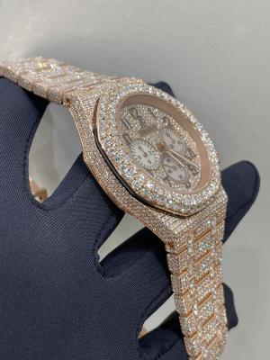 Chine Full Diamond Luxury Watch Vvs Moissanite Montres Pour Homme Rappeur à vendre