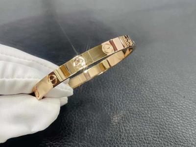 China Jewelry Luxury Diamonds HONG KONG Cartier Jewelry Unisex 6.1mm Width Gold Jewelry for sale