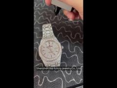 hiphop moissanite ice cube watch automatic movement