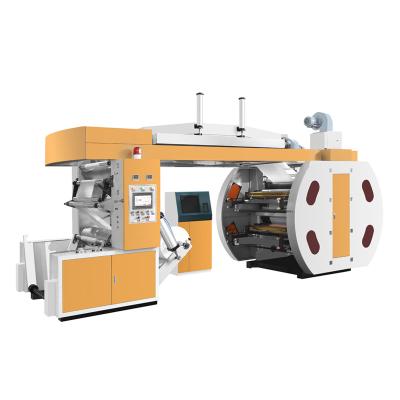 China Four Colors Flexo Printing Machine Drum Second 650 Flexo Cylinder Printing Machine Printing Piecework for sale