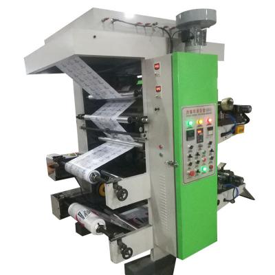 China High performance two color flexo printing machine two color flexo paper roll bag printing machine for sale