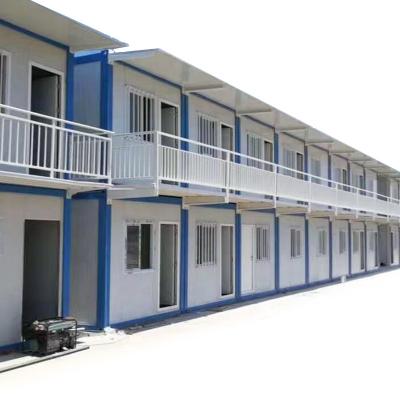 China 20ft Flat Pack Steel Frame Industrial Shipping Container Hostel Houses For Sale Used In India Canada for sale