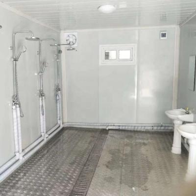 China 20ft Container House Industrial Portable Prefab 40ft Mobile Shipping Folding Floor Plans Modular Bathroom And Public Toilet Shower for sale