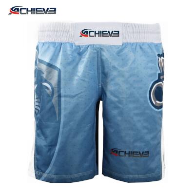 China Custom Made 100% Polyester Combat Gear Sublimation Fight Shorts for sale