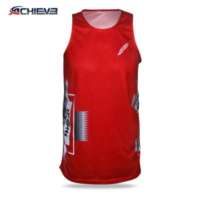 China Wholesales High Quality QUICK DRY Sublimated Mens Tank Tops Tank Top Wear for sale