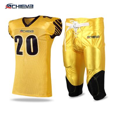 China Comfortable Wholesale American Football Team Jersey American Football Uniform Sets for sale