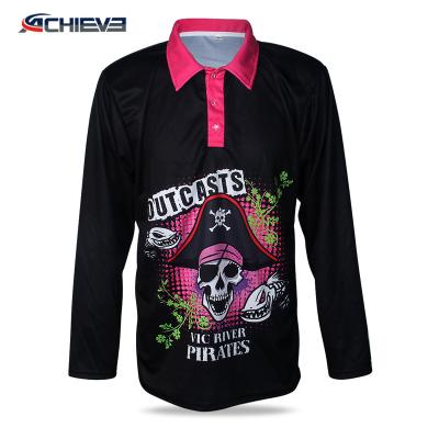 China Eco-friendly Custom Wholesale Fishing Shirt Sublimation Printed Fishing Shirts 100%polyester for sale