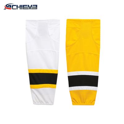 China Comfortable Knitted Hockey Socks Quick Dry Breathable Custom Made Polyester Socks for sale