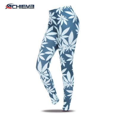 China Custom Logo Women Girls Gym Yoga Fitness Leggings Breathable Yoga Pants for sale