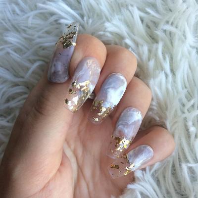 China Easy Apply False Nail Art Design Fashion Color Paste Personal Care Nail With Pattern Wholesale Pressure Decorative Artificial Nail for sale