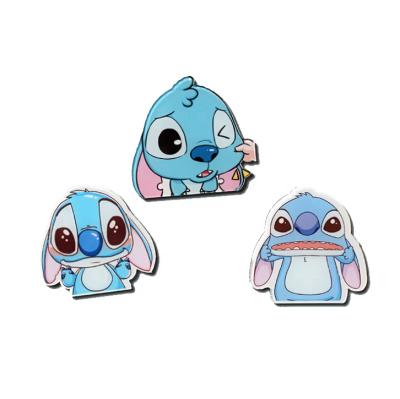 China Custom Acrylic Safety Pin Plastic Logo Badge Printed Cartoon Lovely Anime Decoration Cheap Free Sample for sale