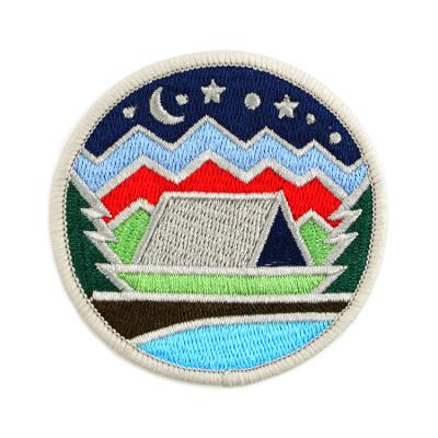 China Other Westar Factory Direct Cute Custom Twill Fabric Embroidery Patches For Souvenir for sale