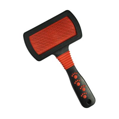 China Slicker Slicker Brush Pet Self Hair Remover Slicker Comb Slicker Slicker Pet Sustainable Grooming Brush for sale